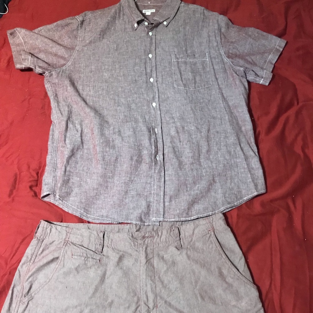 Merona matching short sleeve and shorts